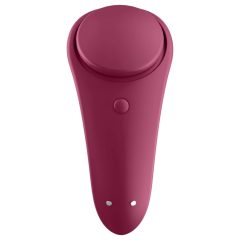   Satisfyer Sexy Secret - okos vízálló bugyivibrátor (bordó)