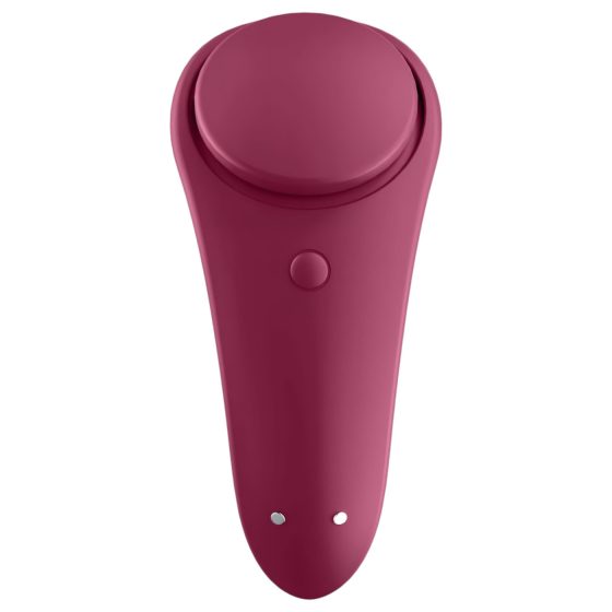 Satisfyer Sexy Secret - okos vízálló bugyivibrátor (bordó)