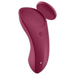   Satisfyer Sexy Secret - okos vízálló bugyivibrátor (bordó)