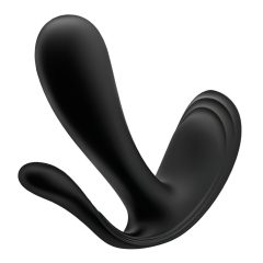 Satisfyer Top Secret Plus - okos 3 ágú vibrátor (fekete)