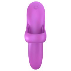   Satisfyer Bold Lover - akkus, vízálló ujj vibrátor (pink)