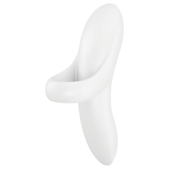 Satisfyer Bold Lover - akkus, vízálló ujj vibrátor (fehér)