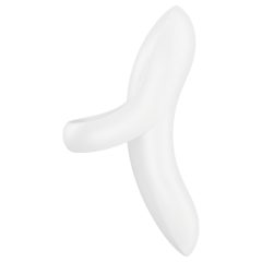   Satisfyer Bold Lover - akkus, vízálló ujj vibrátor (fehér)