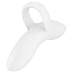   Satisfyer Bold Lover - akkus, vízálló ujj vibrátor (fehér)