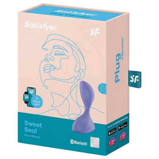 Satisfyer Sweet Seal - okos anál vibrátor (lila)