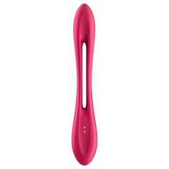   Satisfyer Elastic Joy - akkus, flexibilis párvibrátor (piros)