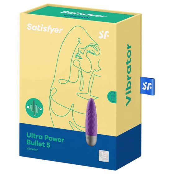 Satisfyer Ultra Power Bullet 5 - akkus, vízálló vibrátor (viola)