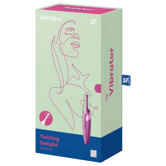 Satisfyer Twirling Delight - akkus, vízálló csiklóvibrátor (lila)