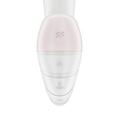   Satisfyer Supernova - akkus, léghullámos 2in1 vibrátor (fehér)