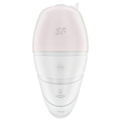   Satisfyer Supernova - akkus, léghullámos 2in1 vibrátor (fehér)