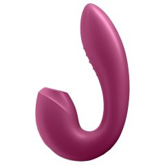   Satisfyer Sunray - akkus, léghullámos 2in1 vibrátor (piros)