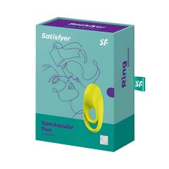   Satisfyer Spectacular - vízálló, vibrációs péniszgyűrű (sárga)