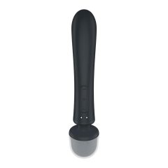   Satisfyer Triple Lover - G-pont és masszírozó vibrátor (ezüst)