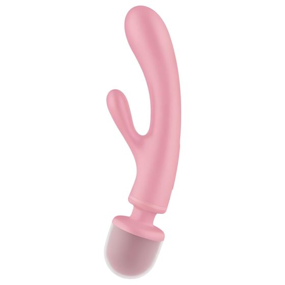 Satisfyer Triple Lover - G-pont és masszírozó vibrátor (pink)