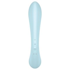 Satisfyer Triple Oh - akkus, csiklókaros vibrátor (kék)