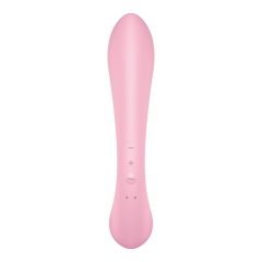 Satisfyer Triple Oh - akkus, csiklókaros vibrátor (pink)