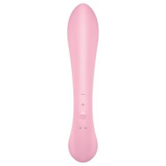 Satisfyer Triple Oh - akkus, csiklókaros vibrátor (pink)