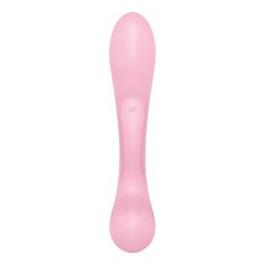 Satisfyer Triple Oh - akkus, csiklókaros vibrátor (pink)