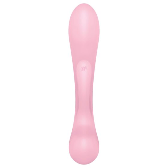 Satisfyer Triple Oh - akkus, csiklókaros vibrátor (pink)