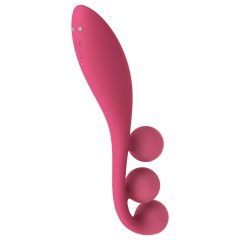   Satisfyer Tri Ball 1 - akkus, multifunkciós vibrátor (piros)