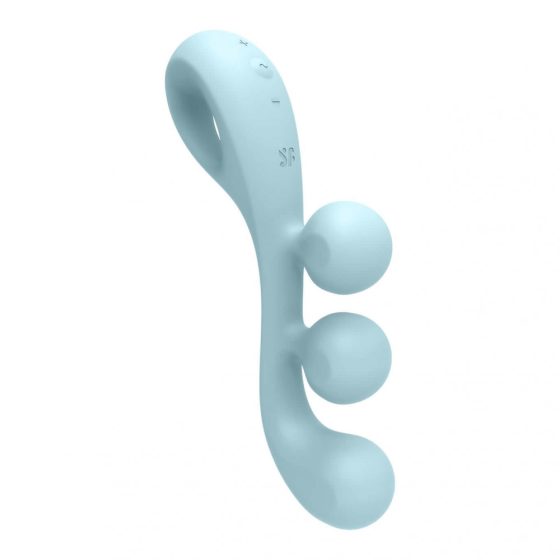 Satisfyer Tri Ball 2 - akkus, multifunkciós vibrátor (menta)