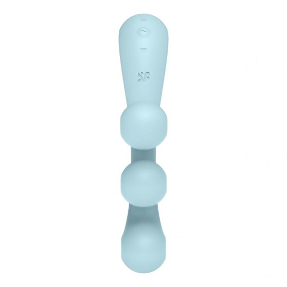 Satisfyer Tri Ball 2 - akkus, multifunkciós vibrátor (menta)