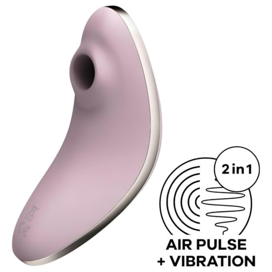 Satisfyer Vulva Lover 1 - akkus léghullámos csiklóvibrátor (viola)