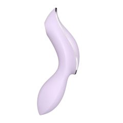   Satisfyer Curvy Trinity 2 - akkus léghullámos 2in1 vibrátor (lila)