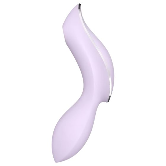 Satisfyer Curvy Trinity 2 - léghullámos 2in1 vibrátor (lila)