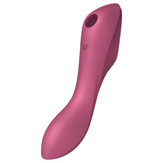 Satisfyer Curvy Trinity 3 - léghullámos 2in1 vibrátor (piros)