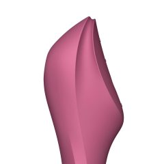   Satisfyer Curvy Trinity 3 - akkus léghullámos 2in1 vibrátor (piros)