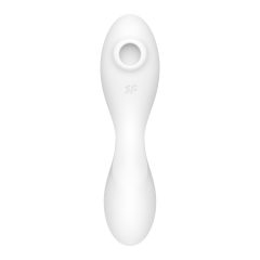   Satisfyer Curvy Trinity 5+ - okos léghullámos 2in1 vibrátor (fehér)