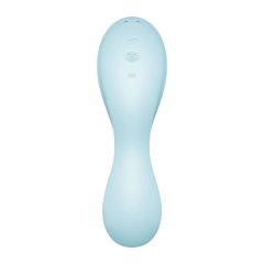   Satisfyer Curvy Trinity 5+ - okos léghullámos 2in1 vibrátor (kék)