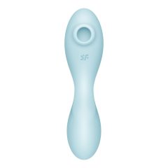   Satisfyer Curvy Trinity 5+ - okos léghullámos 2in1 vibrátor (kék)