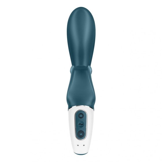 Satisfyer Hug Me - okos csiklókaros vibrátor (szürkés-kék)