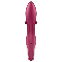 Satisfyer Embrace Me - akkus, csiklókaros vibrátor (piros)