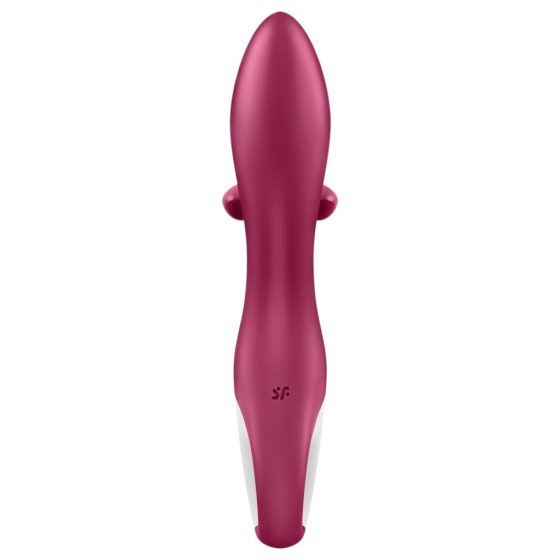 Satisfyer Embrace Me - akkus, csiklókaros vibrátor (piros)