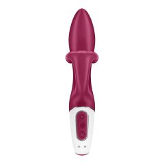 Satisfyer Embrace Me - akkus, csiklókaros vibrátor (piros)