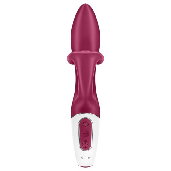 Satisfyer Embrace Me - akkus, csiklókaros vibrátor (piros)