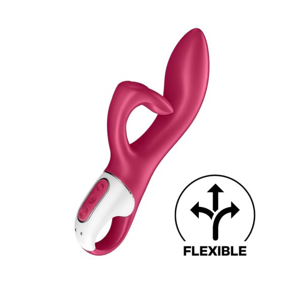 Satisfyer Embrace Me - akkus, csiklókaros vibrátor (piros)