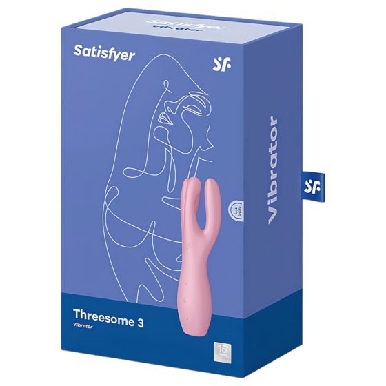 Satisfyer Threesome 3 - akkus csiklóvibrátor (pink)