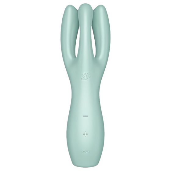 Satisfyer Threesome 3 - akkus csiklóvibrátor (menta)