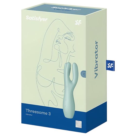 Satisfyer Threesome 3 - akkus csiklóvibrátor (menta)