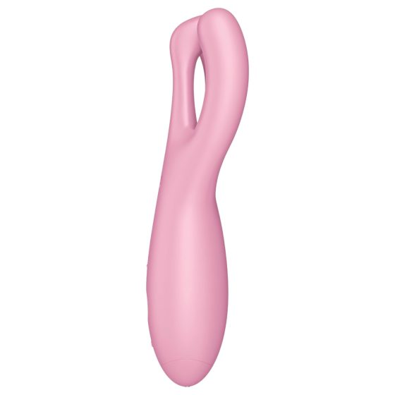 Satisfyer Threesome 4 - okos csiklóvibrátor (pink)