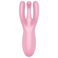 Satisfyer Threesome 4 - okos csiklóvibrátor (pink)