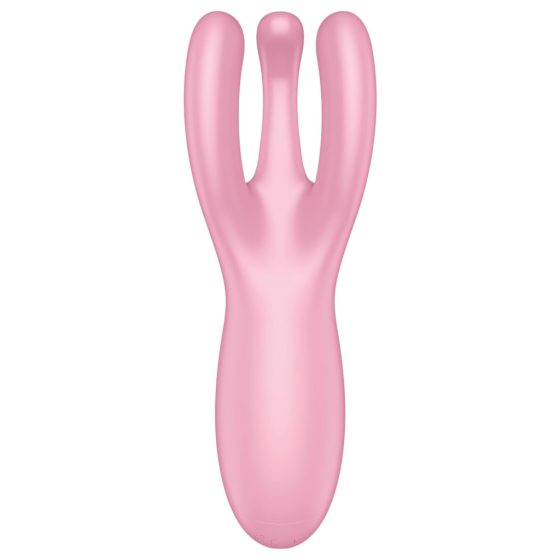 Satisfyer Threesome 4 - okos csiklóvibrátor (pink)