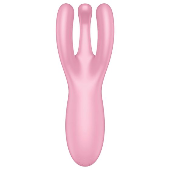 Satisfyer Threesome 4 - okos csiklóvibrátor (pink)