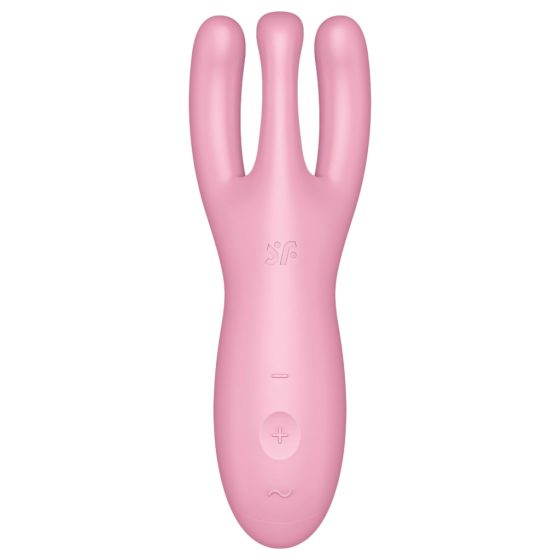 Satisfyer Threesome 4 - okos csiklóvibrátor (pink)