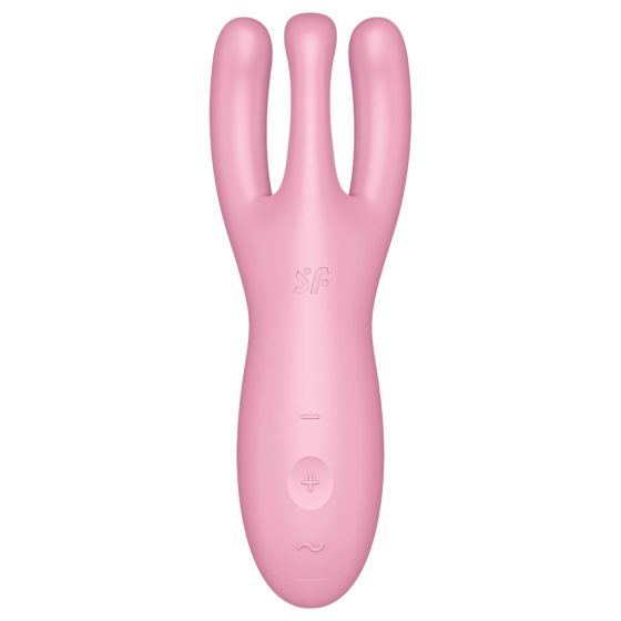 Satisfyer Threesome 4 - okos csiklóvibrátor (pink)