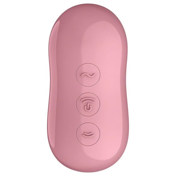 Satisfyer Cotton Candy - léghullámos csiklóvibrátor (korall)